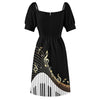 Piano Music Elegant Dress