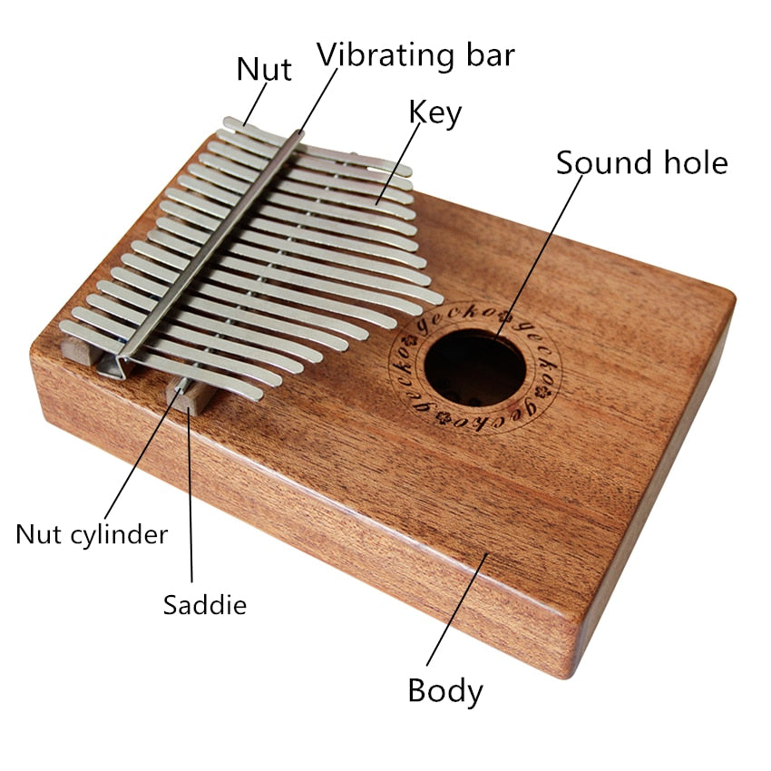 17 Keys Kalimba Thumb Piano - { shop_name }} - Review