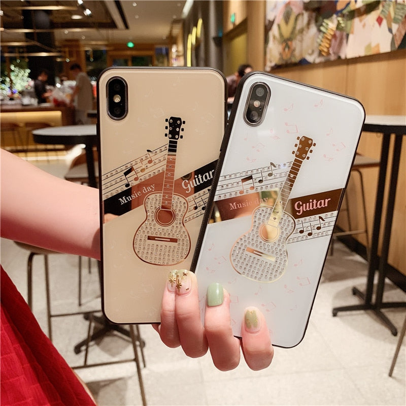 Glitter Guitar Phone Case