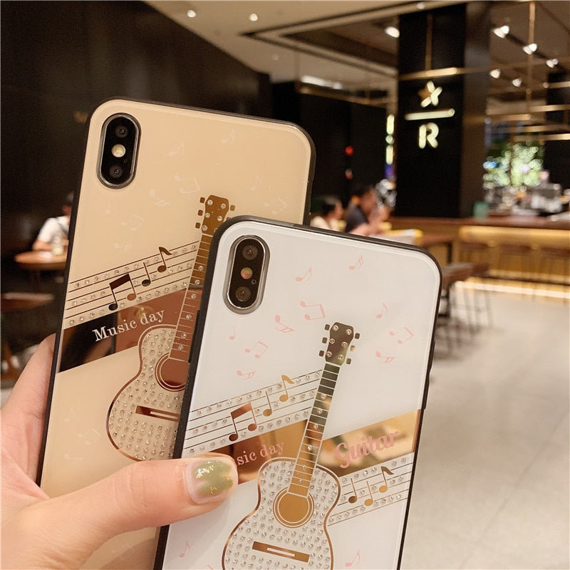 Glitter Guitar Phone Case