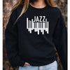 JAZZ Music Piano Sweatshirt