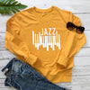 JAZZ Music Piano Sweatshirt