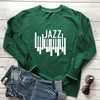 JAZZ Music Piano Sweatshirt