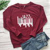 JAZZ Music Piano Sweatshirt