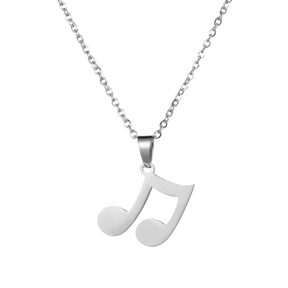 Musical Notes Silver Jewelry Set