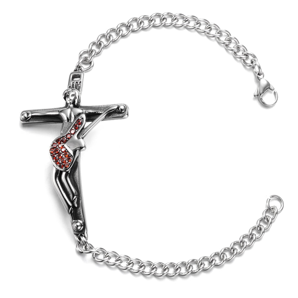 Johnny Hallyday Guitar Bracelet