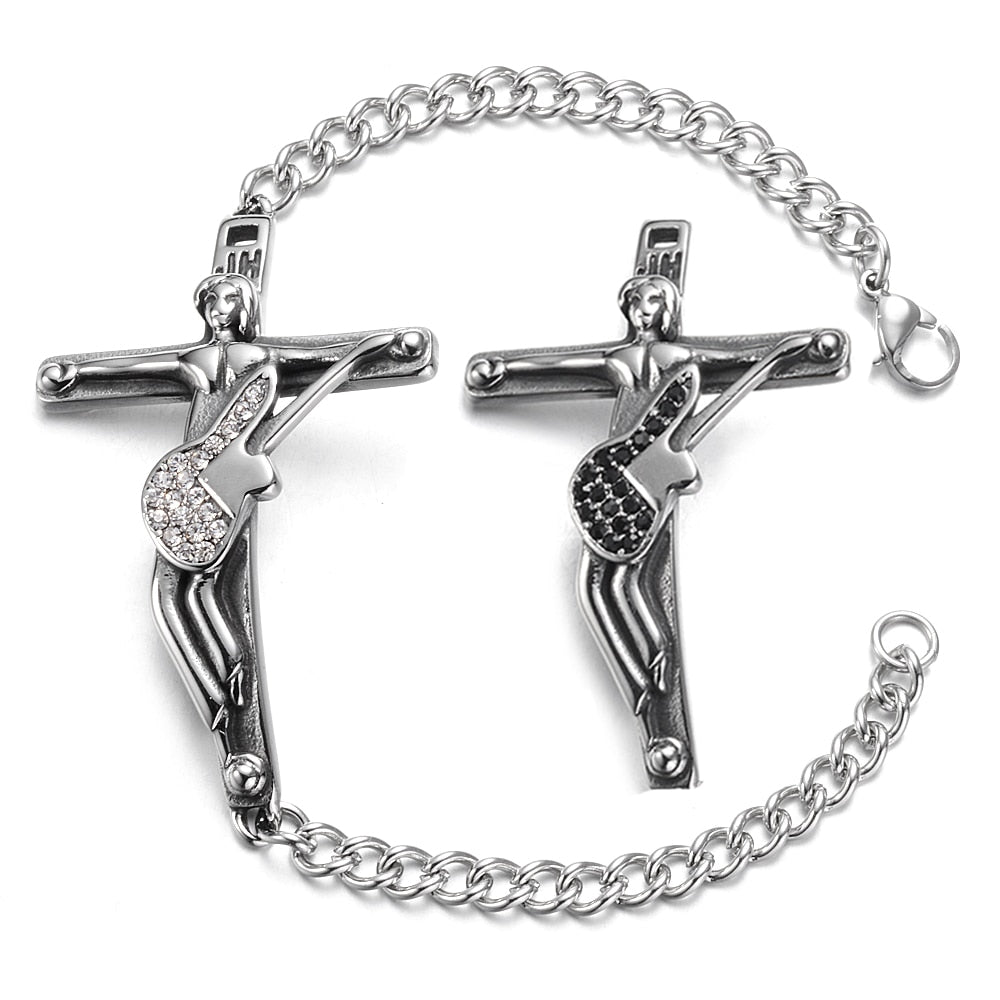 Johnny Hallyday Guitar Bracelet