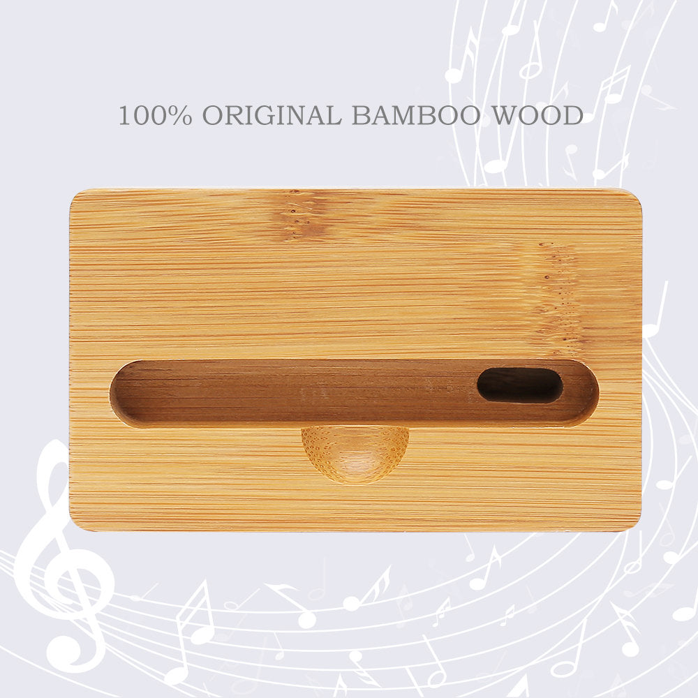 Wooden Music Loudspeaker Phone Holder