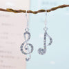 FREE - Bling Bling Music Notes Lady Hook Earring - Artistic Pod Review