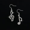 FREE - Bling Bling Music Notes Lady Hook Earring - Artistic Pod Review