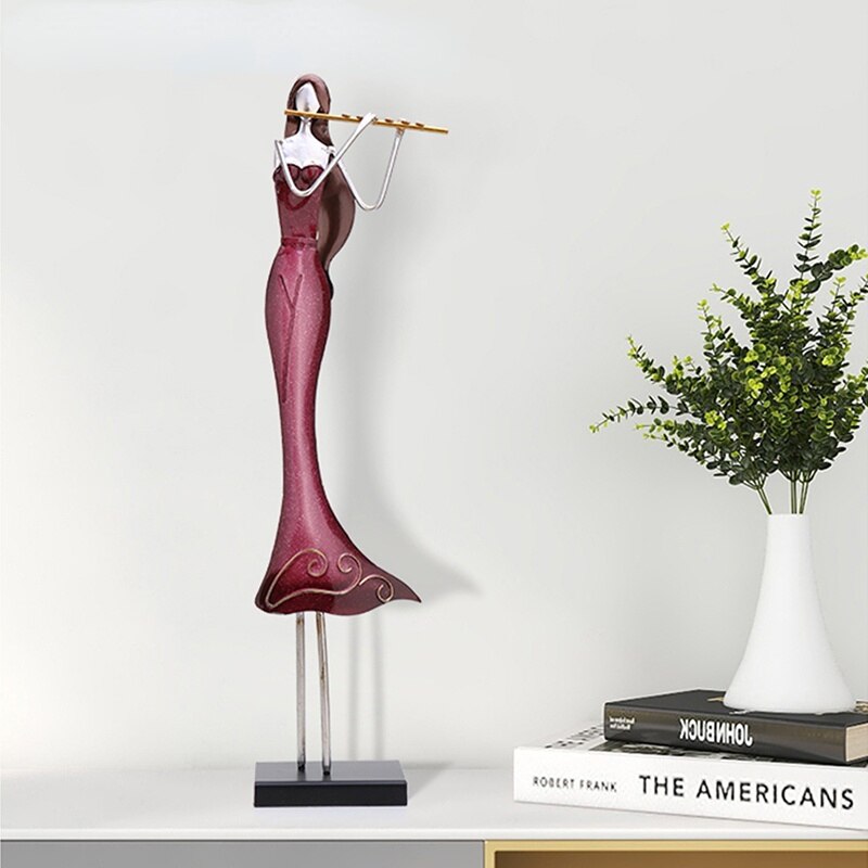 Girl Band Abstract Figures