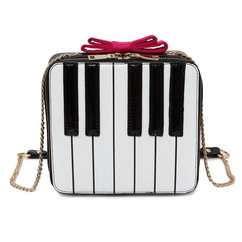 Piano Keys Crossbody Chain Bag - Artistic Pod
