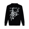 Knitted Black Music Note Sweater