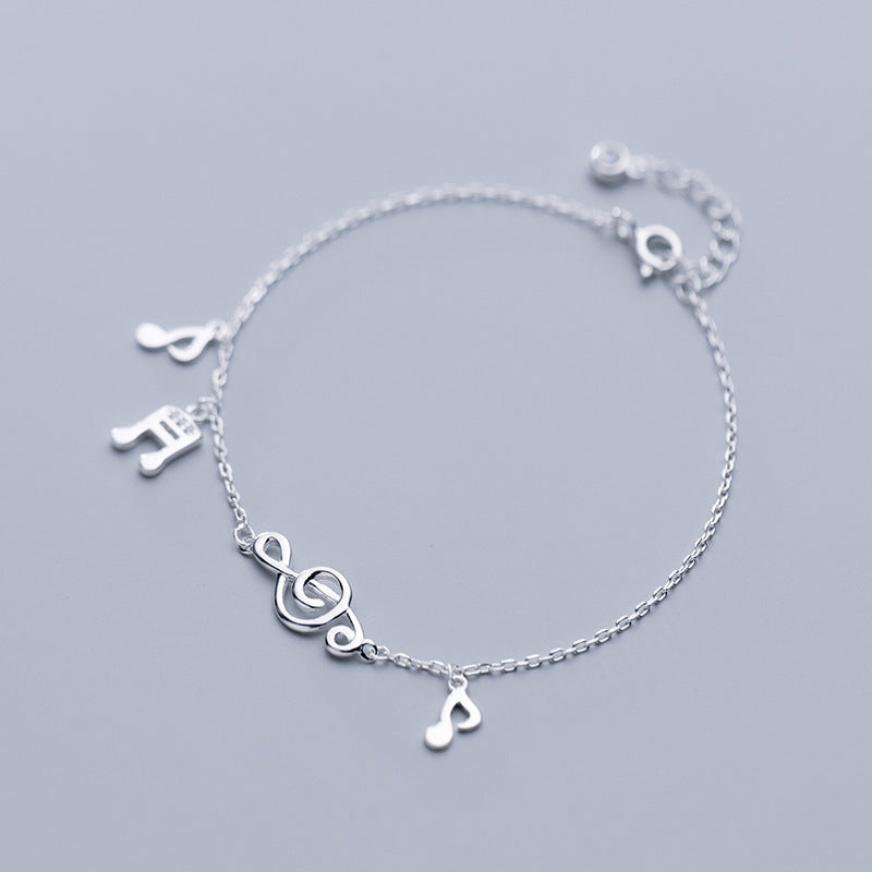 Treble Clef Music Note Bracelet