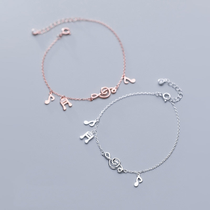 Treble Clef Music Note Bracelet