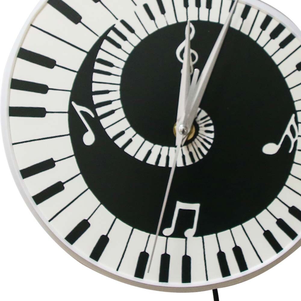 Piano Key LED Wall Clock
