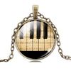 Piano Keyboard Pendant Necklace Vintage