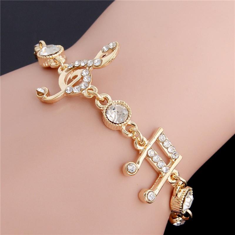 Free - Crystal Musical Notes Bracelet - Artistic Pod Review