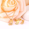 Free - Music Note Jewelry Set