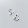 Music Notes Minimalist Hoop Earrings