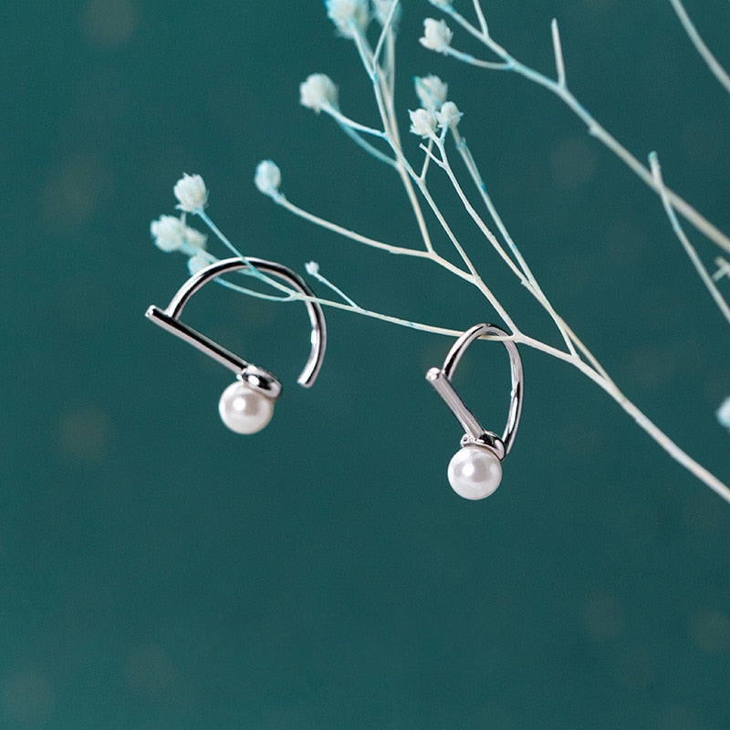 Music Notes Minimalist Hoop Earrings
