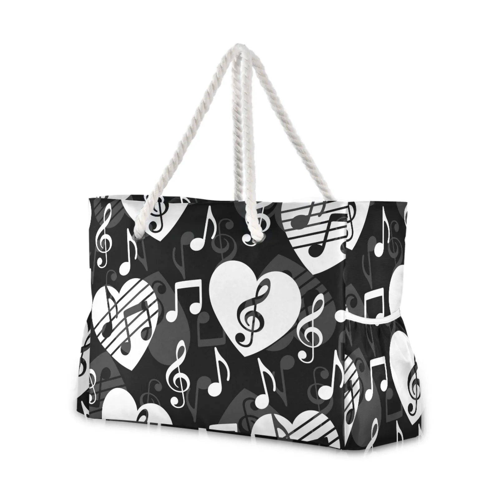 Music Note Beach Shoulder Bag