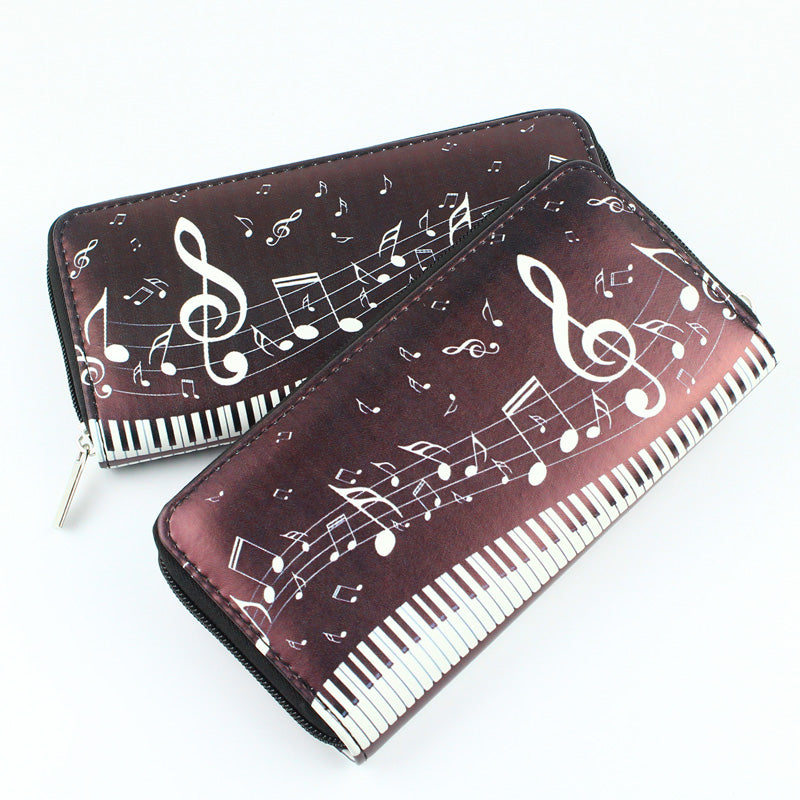 Music Notes Piano Keys Purse