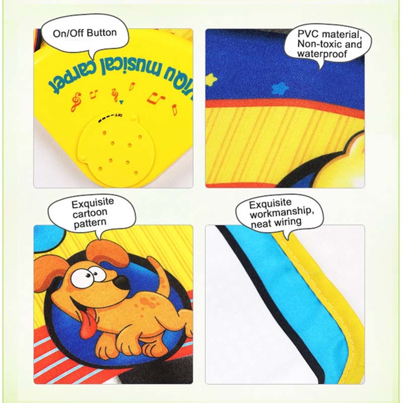 Piano Keyboard Kids Playmat