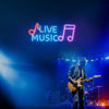 LIVE MUSIC Letter Neon Sign