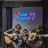 LIVE MUSIC Letter Neon Sign