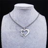 Heart Treble Clef Necklace