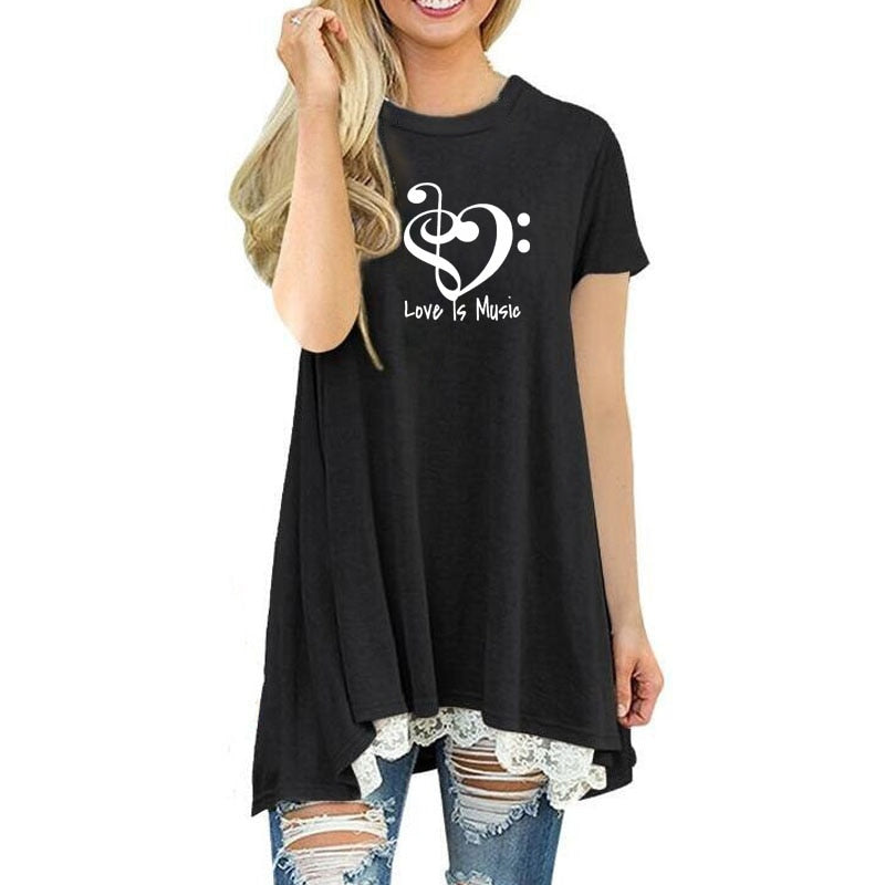 Love is Music Casual Dress