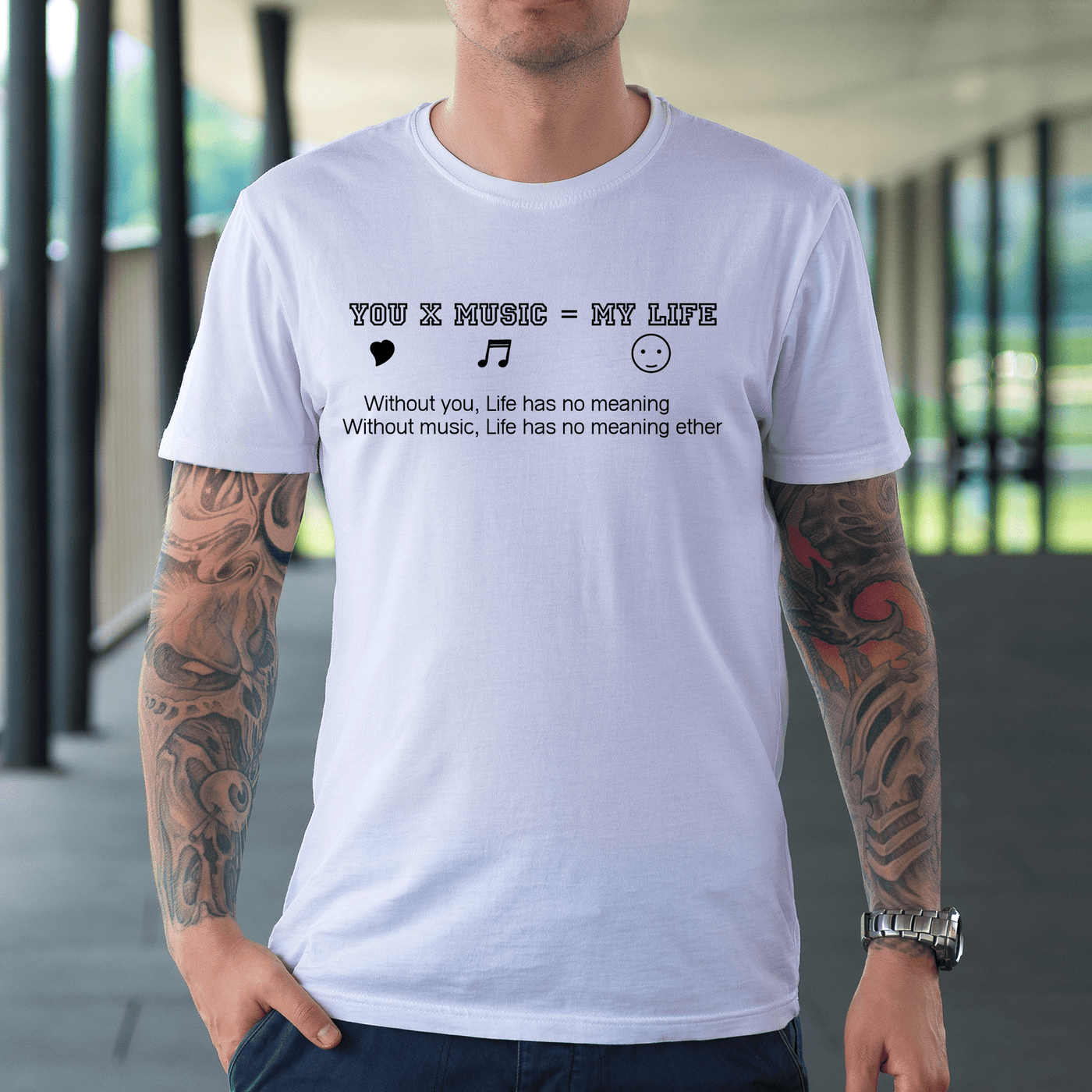 You X Music = My Life T-Shirt