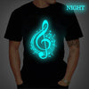 Luminous Music Notes T-Shirt