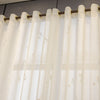 White Music Notes Curtain