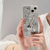 Glitter Guitar Music Skeleton Phone Case