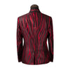 Red Zebra Patterned Suit