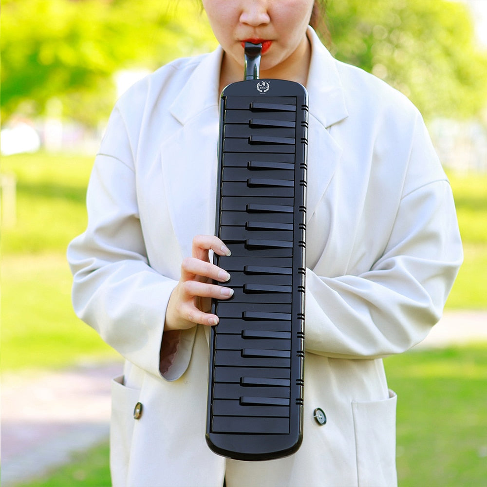 Black 37 Key Melodica Piano