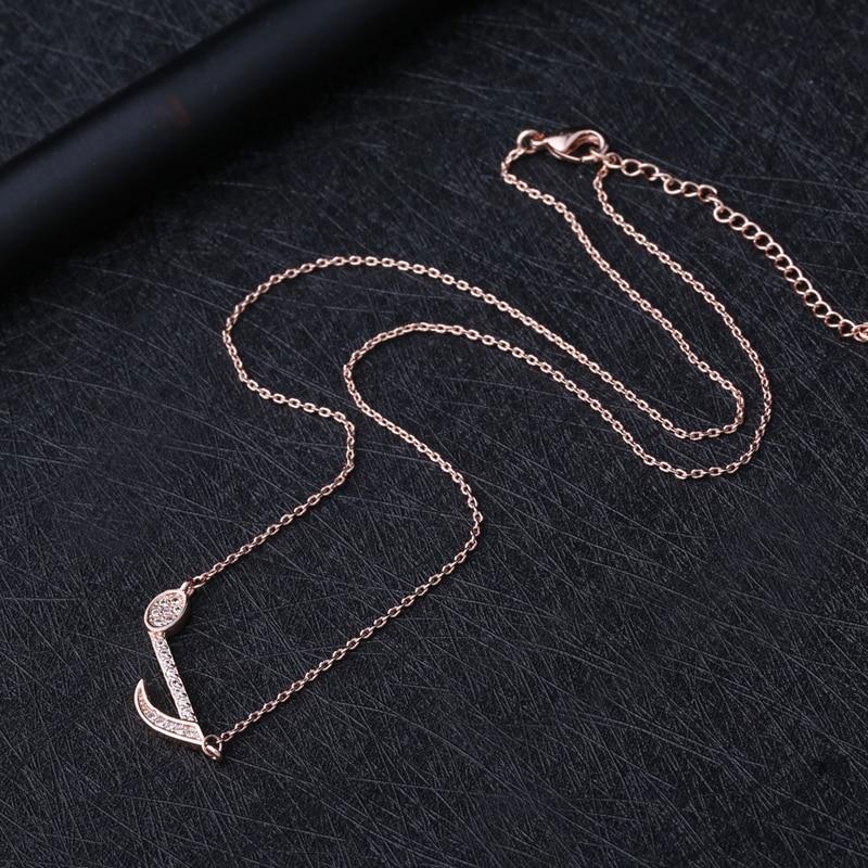 Crystal Eighth Note Necklace