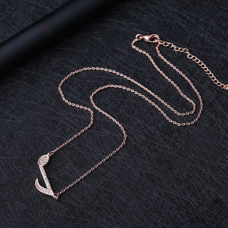 Free - Crystal Eighth Note Necklace