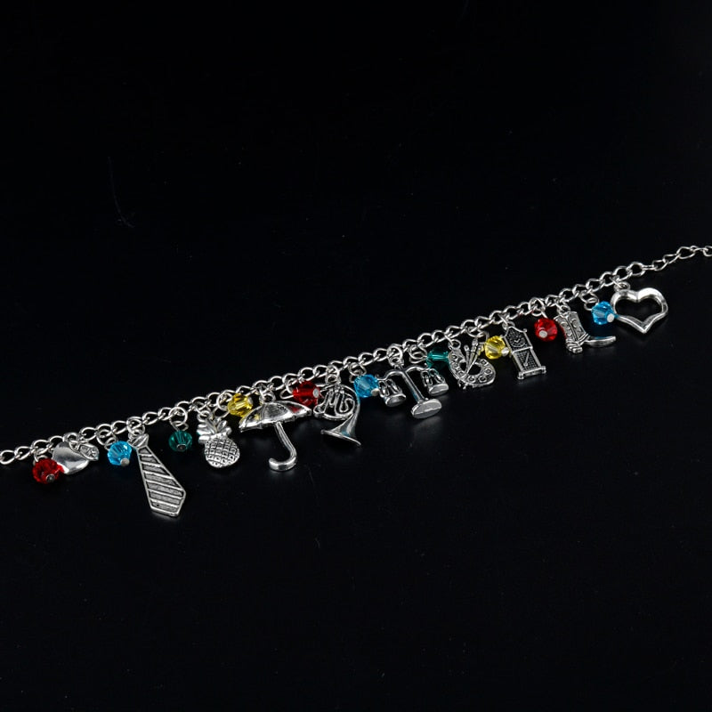 French Horn Art Charm Bracelet