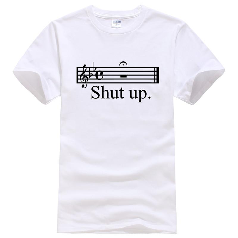Music Note Shut Up T-shirt
