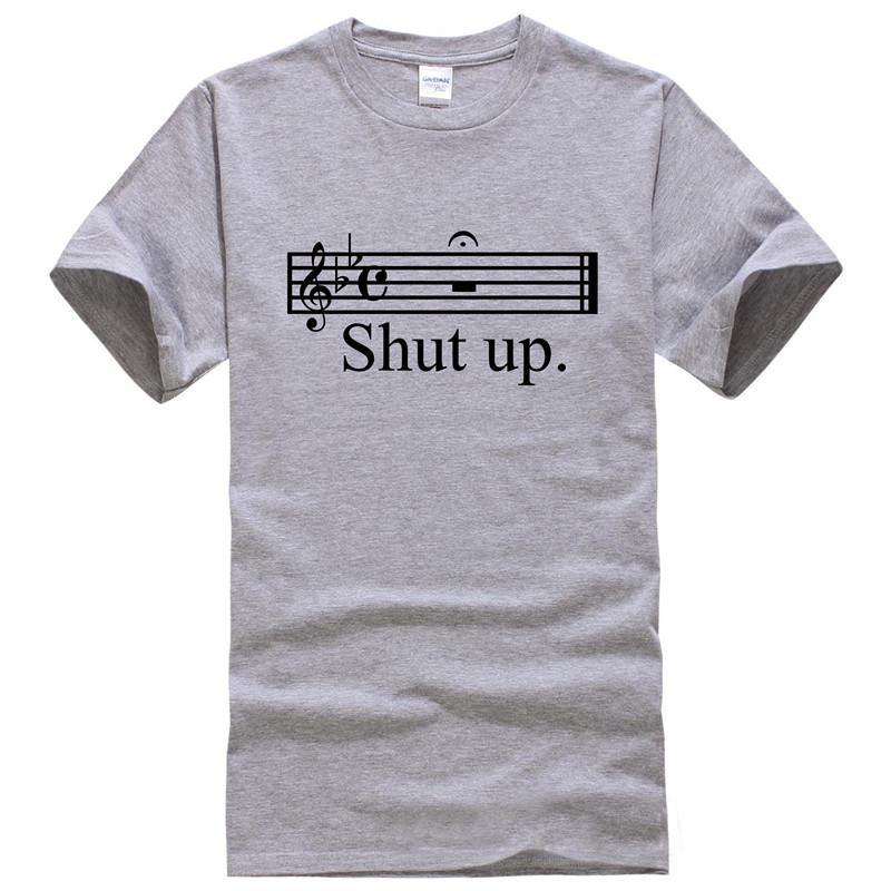 Music Note Shut Up T-shirt