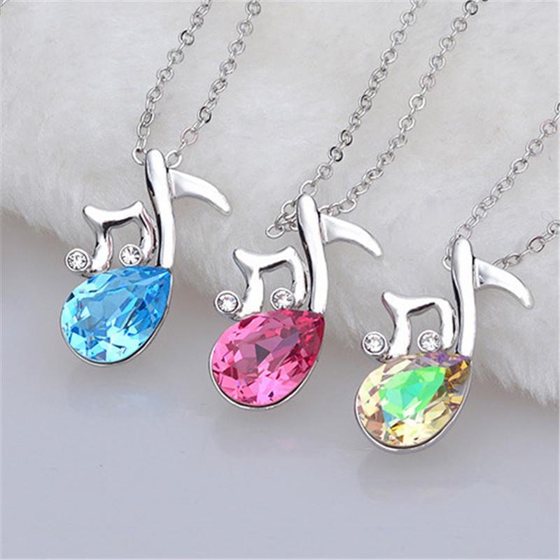 Musical Note Pendant Necklace - Artistic Pod