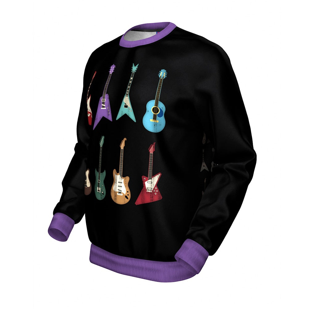 Guitar Types Sweatshirt
