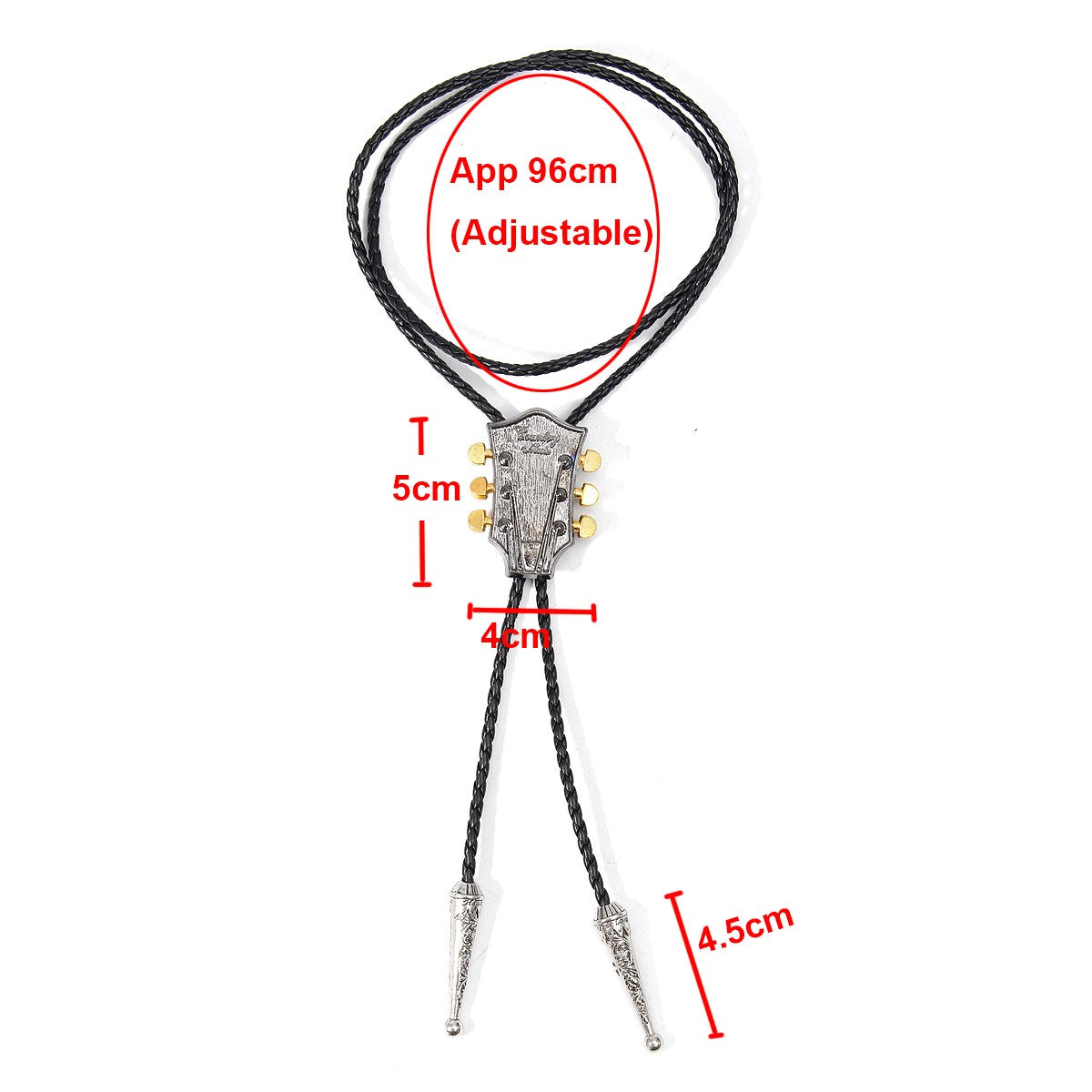 Guitar Buckle Bolo Tie