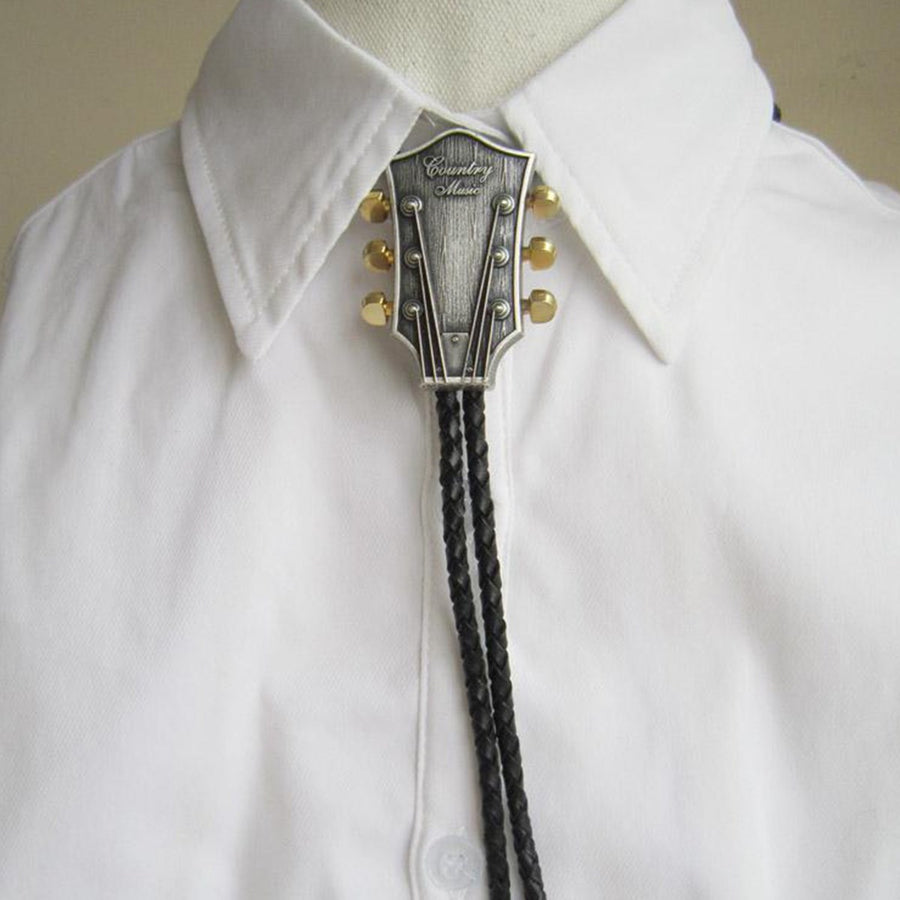 Guitar Buckle Bolo Tie