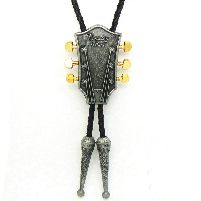 Guitar Buckle Bolo Tie