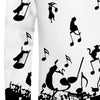 Cat & Music Notes Sweatshirt