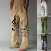 Music Note Cotton Line Pants